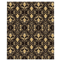 Black and Gold Microfiber Duvet Cover