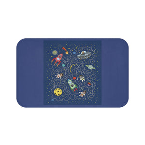 Astronut Cats Bath Mat