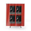 Champagne Girl Shower Curtains