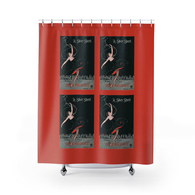 Champagne Girl Shower Curtains