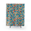 Color Blocks Shower Curtain