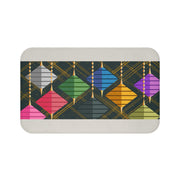 Colorful Hanging Ornaments Bath Mat