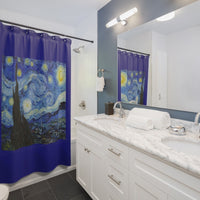 Starry Night Shower Curtain