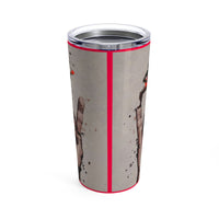 Rocker with Red Guitar Tumbler 20oz