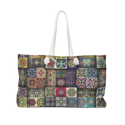 Mosaic Tile Weekender Bag