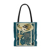 Girls Mystic Club on Teal Tote Bag