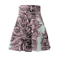 Giant Pink Mums Women's Skater Skirt