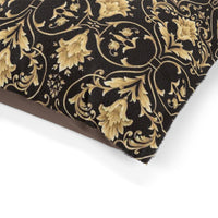 Black and Gold Pet Bed