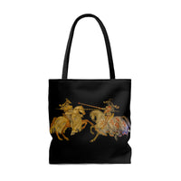 Jousting Knight Tote Bag