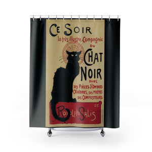 Chat Noir Shower Curtains