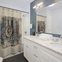 Clock Tower Shower Curtain