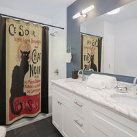 Chat Noir Shower Curtains