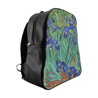 Van Gogh Irises School Backpack