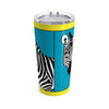 Zebra on Yellow Tumbler 20oz