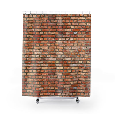 Red Brick Wall Shower Curtain