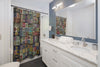 Mosaic Tile Shower Curtains