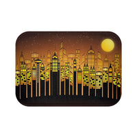 Art Deco Skyline Bath Mat