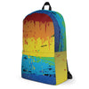 Abstract Rainbow Designer Backpack