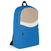 Abstract Blue Beige White Brick Designer Backpack