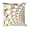 Fractal Bubbles Square Pillow