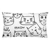 Abstract Kitty Cat Accent Rectangular Pillow