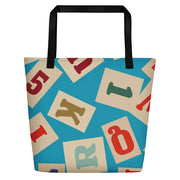 1950s Blocks Beach Bag