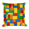 Colorful Blocks Square Pillow