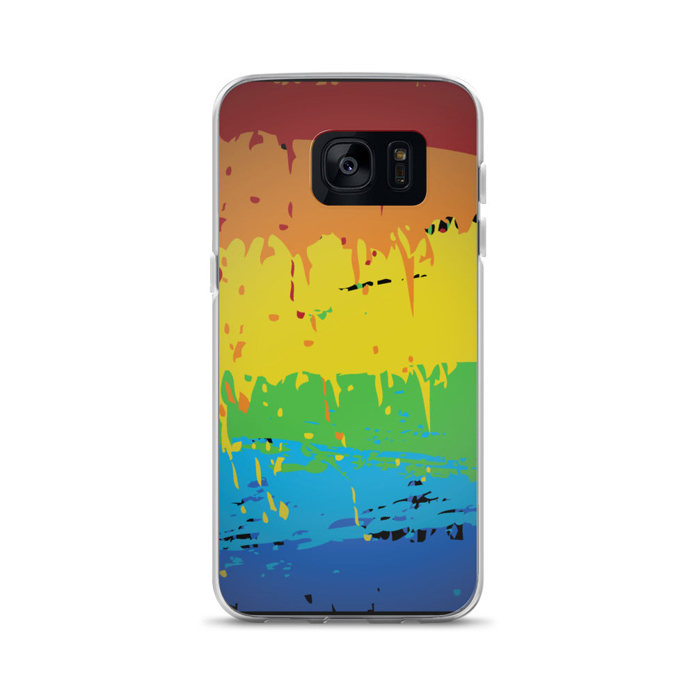 Abstract Rainbow Colorful Samsung Case