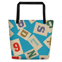 1950s Blocks Beach Bag