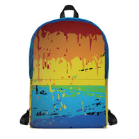 Abstract Rainbow Designer Backpack