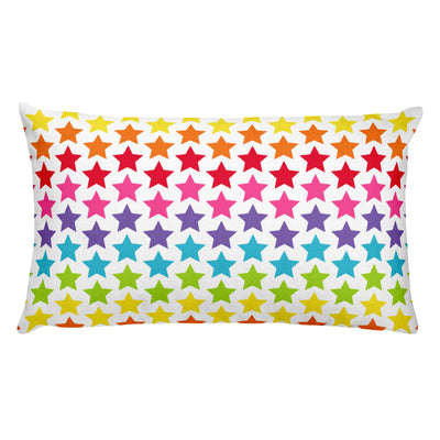 Colorful Stars Rectangular Pillow