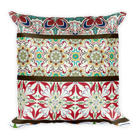 Bohemian Floral Square Pillow