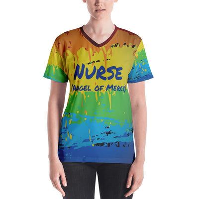 Nurse Angel of Mercy Women's V-neck T-shirt