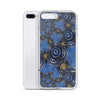 Blue Swirl Abstract iPhone Case