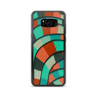 Mosaic Abstract Waves Designer Samsung Phone Case Cover