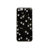 Kitty Cat Paws on Black Spatter Background Designer iPhone Case