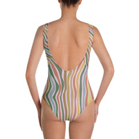 Dancing Couple One-Piece Swimsuit