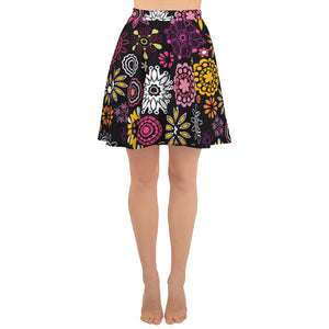 Flower Power Skater Skirt