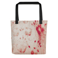 Bloody Handprints Tote bag