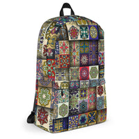 Bohemian Squares Backpack