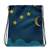 Paper Stars & Moon Drawstring bag