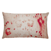 Bloody Handprints Rectangular Pillow