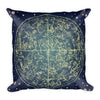 Vintage Zodiac Constellation of Northern Stars Pillow