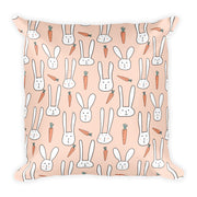 Bunny Designer Square Pillow