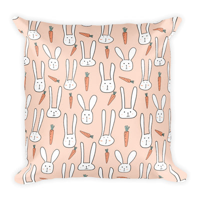 Bunny Designer Square Pillow