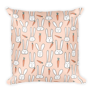 Bunny Designer Square Pillow