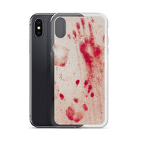 Bloody Handprints iPhone Case