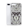 Black and Beige Butterfly iPhone Case