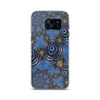 Blue Swirl Abstract Samsung Case