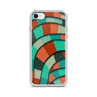 Mosaic Abstract Waves iPhone Case Cover